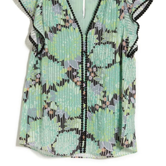 ♠️ Kate Spade Dahlia Bloom Floral Burnout Top NWT - Picture 7 of 8
